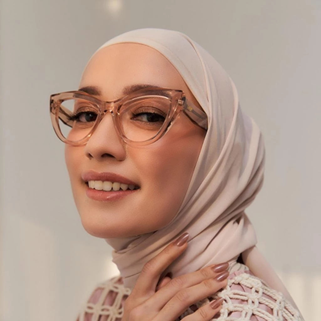 HSF X Mega Iskanti  Kindly Optical Champagne - HSF Eyewear