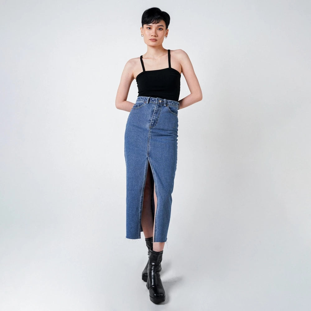 Eve Denim Maxi - Ambra La Moda