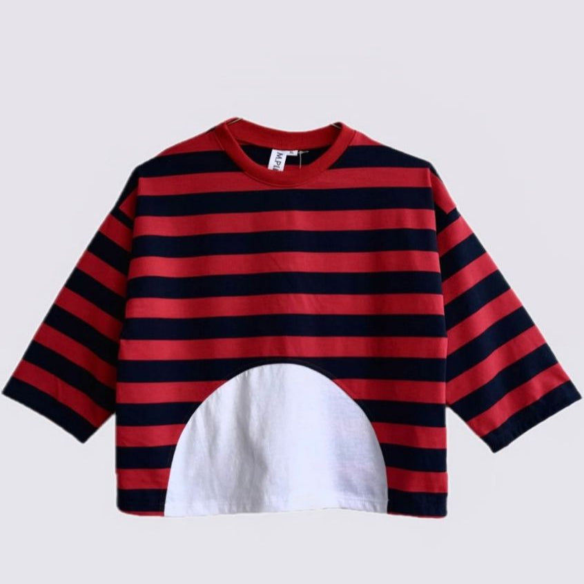 HGL Bambini - Half Circle Stripes Long Top - Mplayground