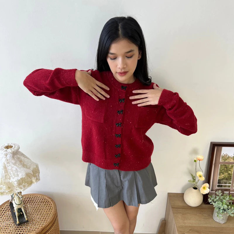 Marie Bow Cardigan - Bling It On