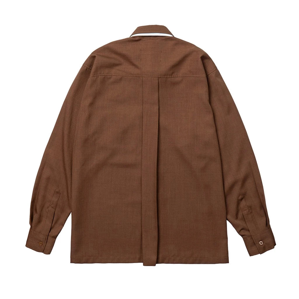 Sakuya Longsleeve Shirt Brown - SVH Official