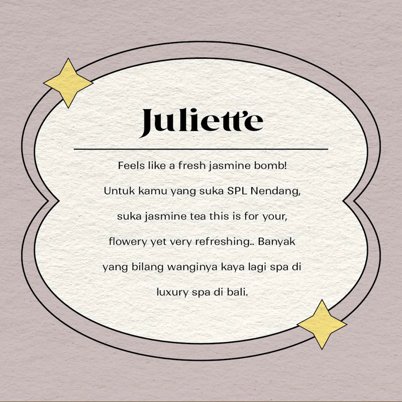 Juliette (30ml) - The Body Tale