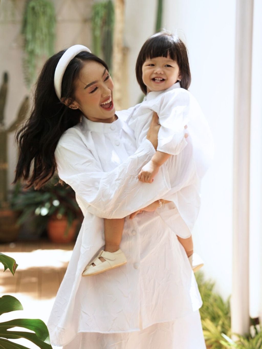 HGL Bambini - Asana Daughter Dress White - KREM
