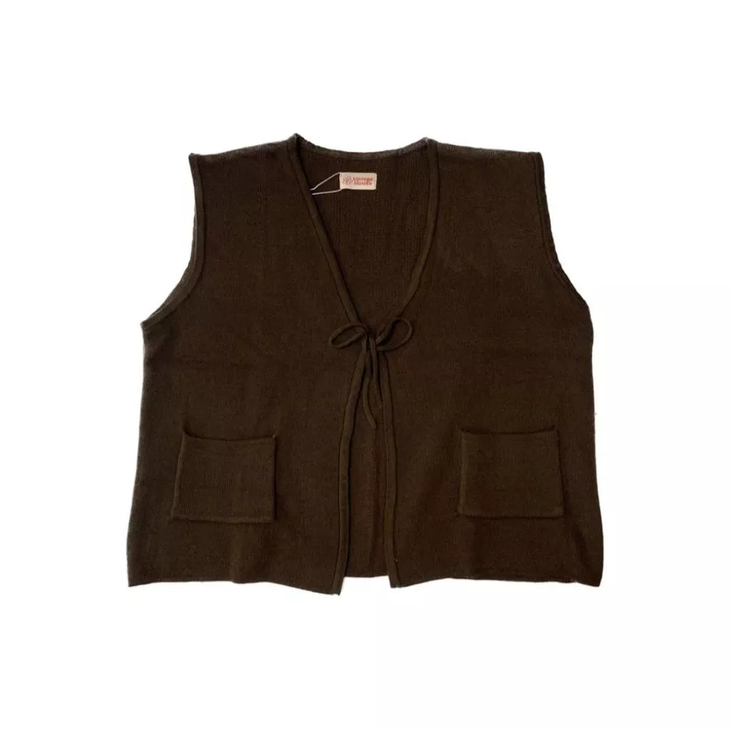 Pharita Ribbon Vest - Vintage House