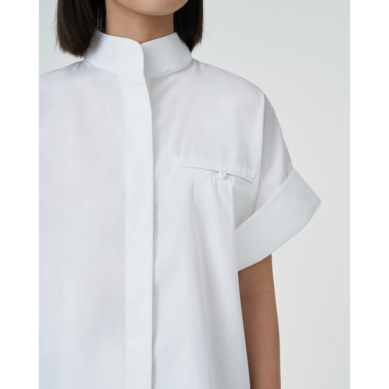 Standing Collar Shirt - Acheté de Nous