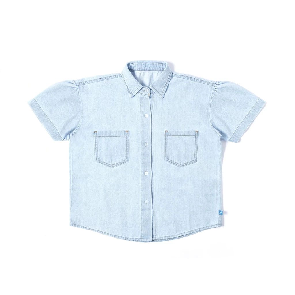 Amy Shirt Light Blue - Daile