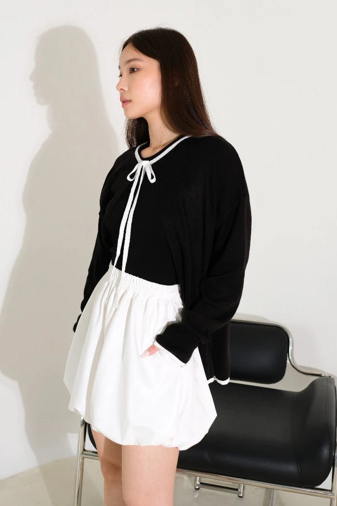 Baloon Skirt Short White - Pukka