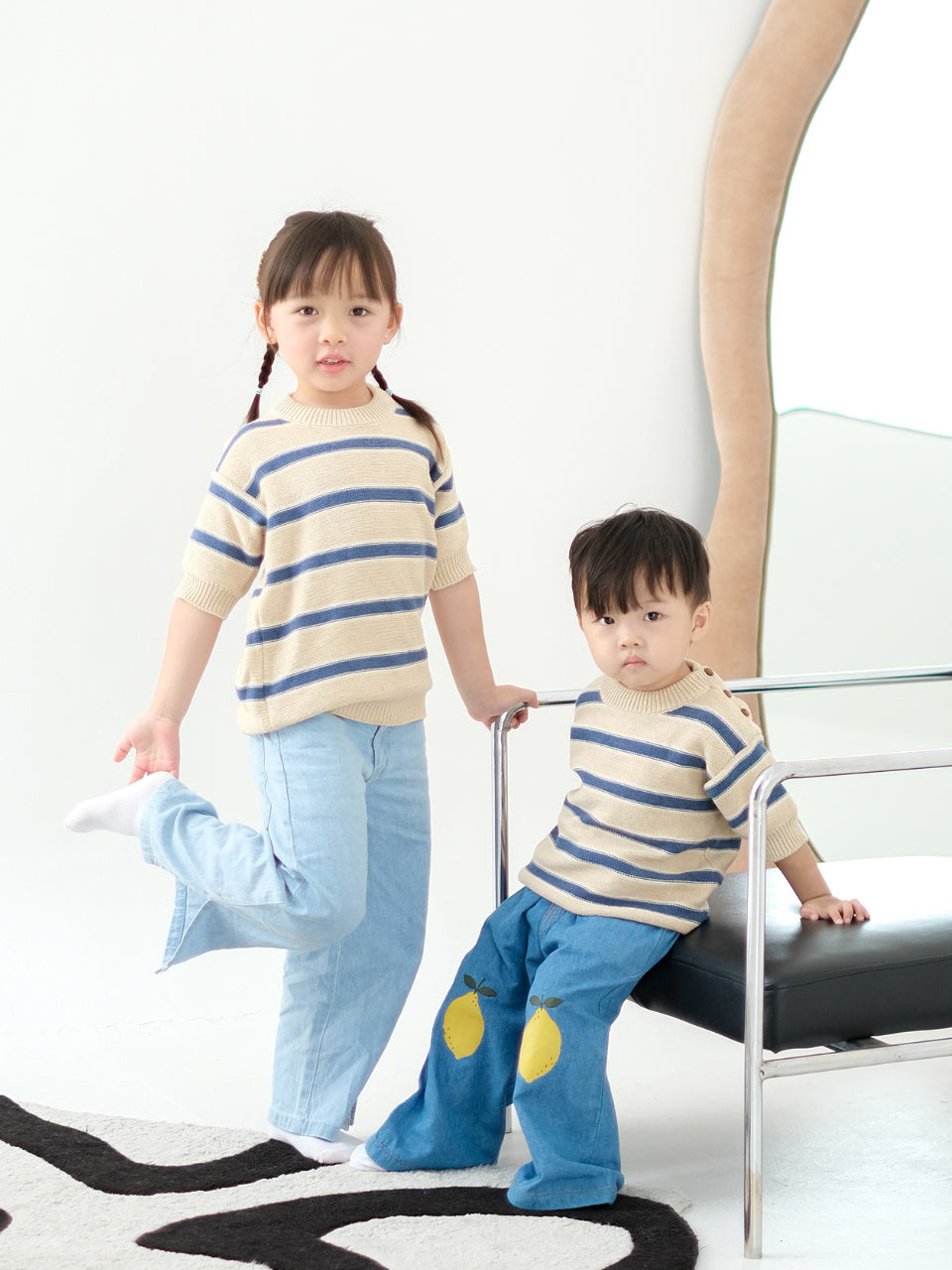 Luzern Shirt Denim Blue - KREM