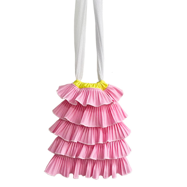 ​Fairy Frill String Bag Pink - Mannequin Plastic