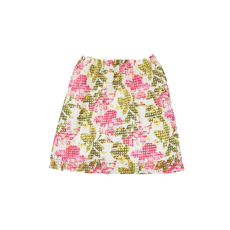 Paradise Skirt Pink White Green - Dear