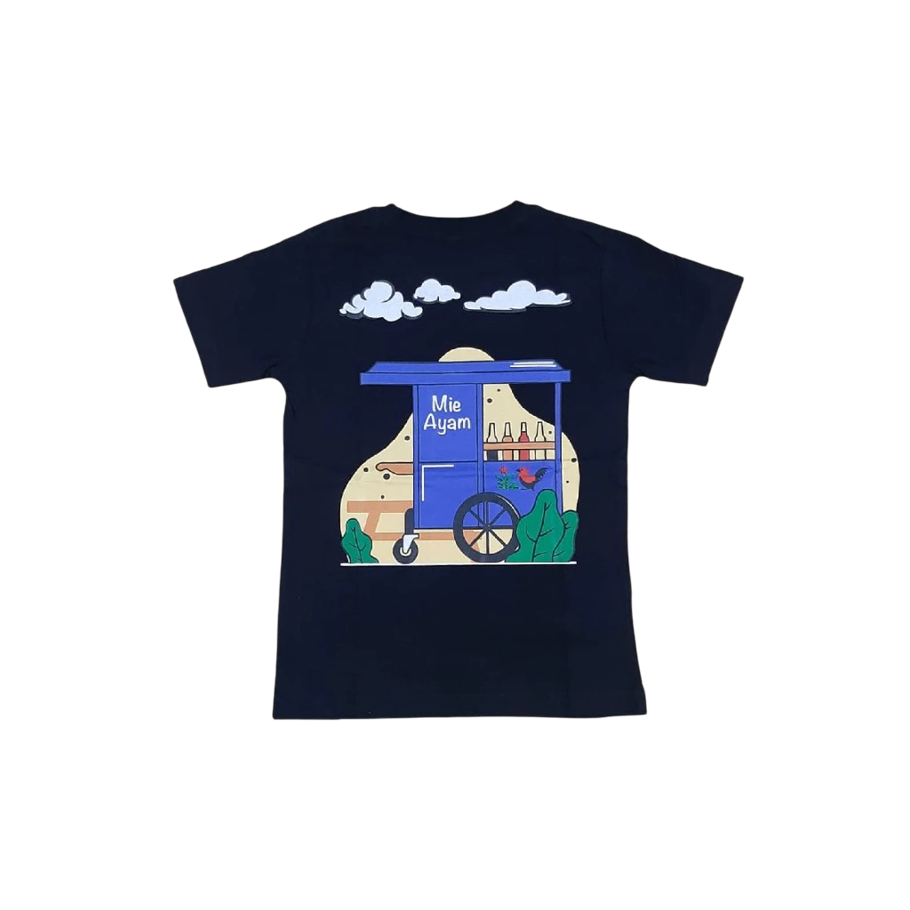 HGL Bambini - Mie Ayam Tshirt Black - Meet The Kids