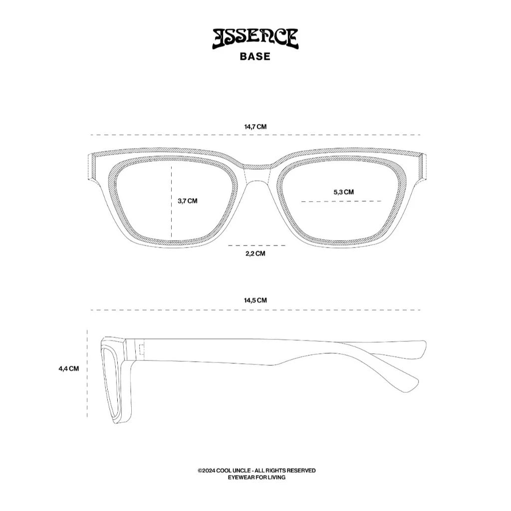 Acetate CU x Assence Base - Yellow Lens - Cool Uncle