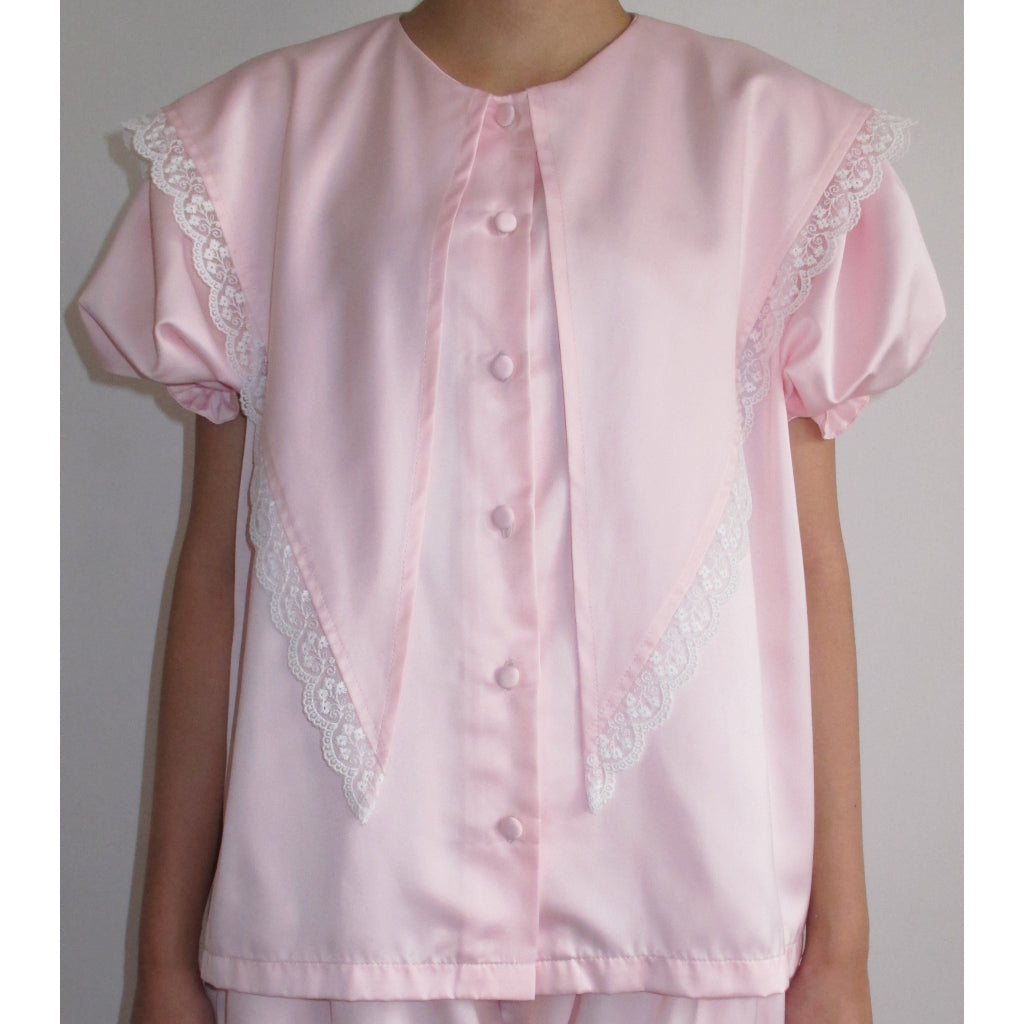 Wildflowers Pink Short Sleeve Shirt - Dear Soesan