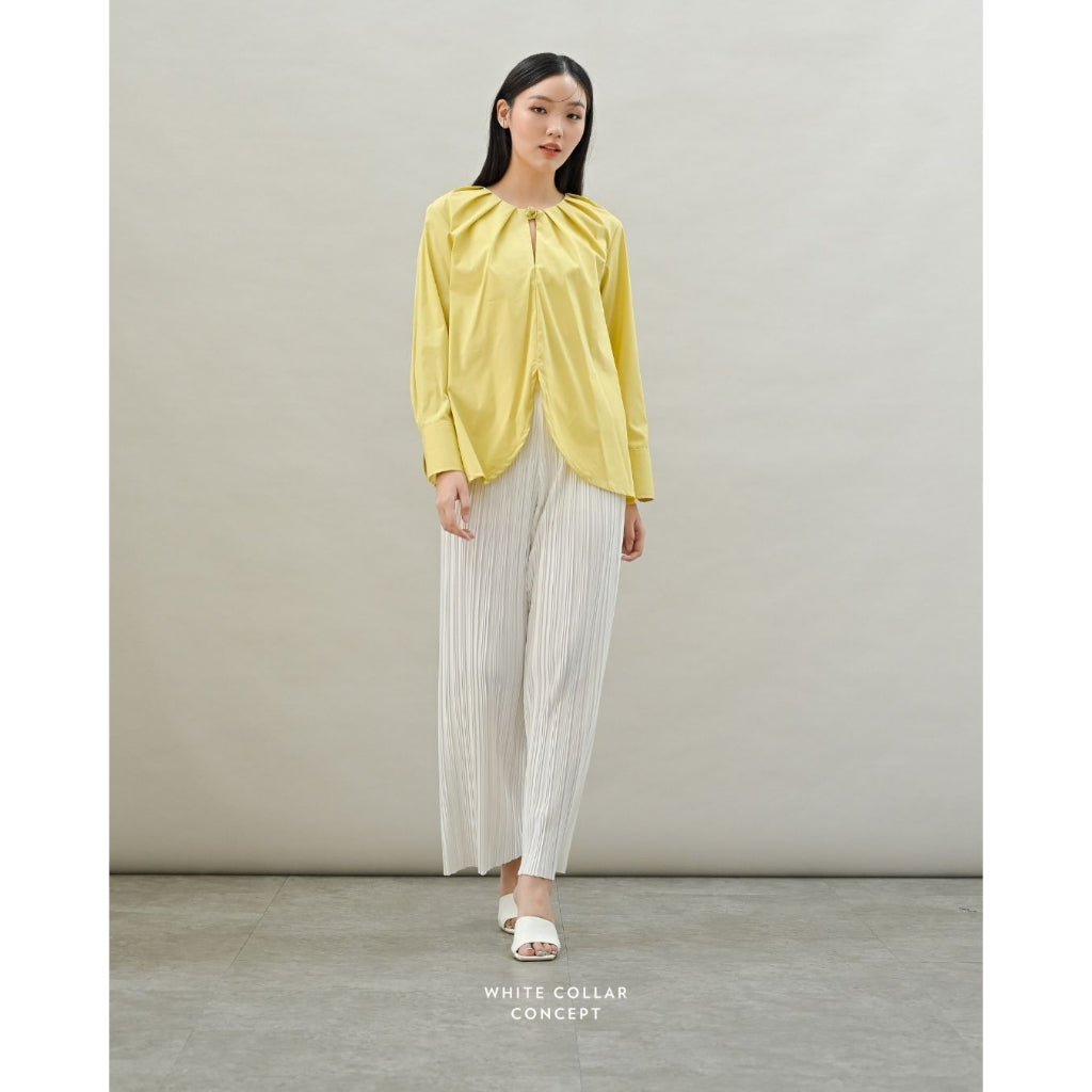 Knot Shirt Yellow - White Collar Concept