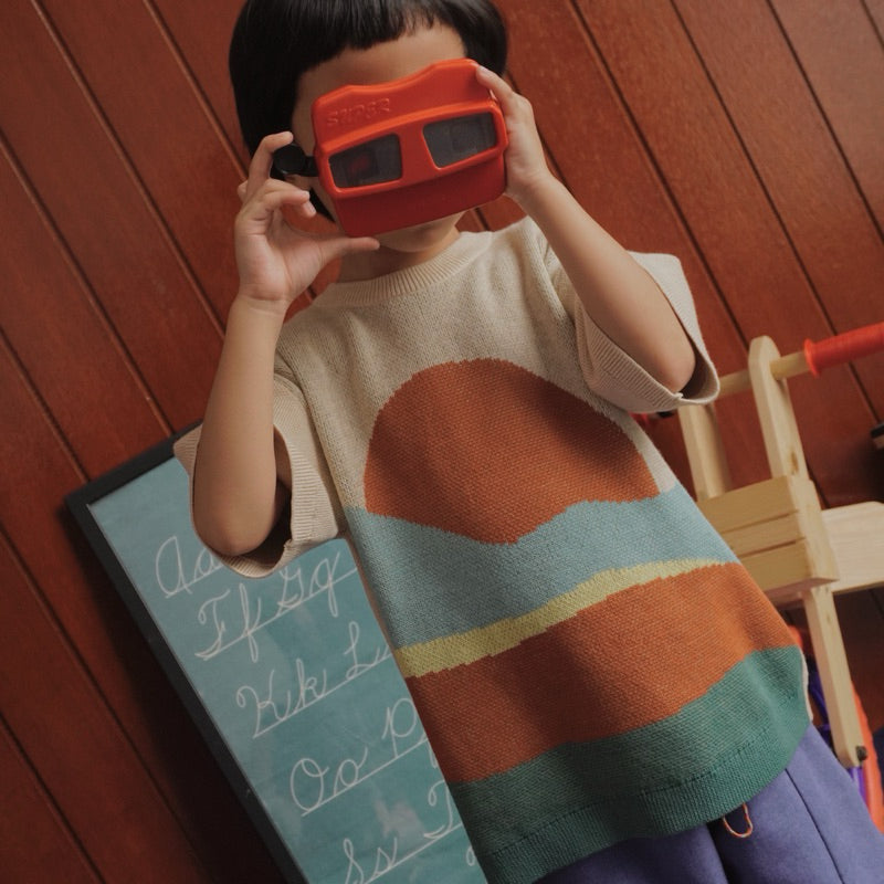 HGL Bambini - Micah Cotton Knit T-Shirt Multicolor - Sabine & Heem