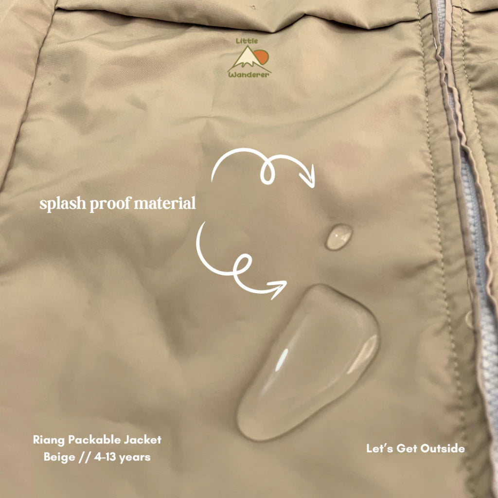 Kids Riang Packable Jacket - Little Wanderer