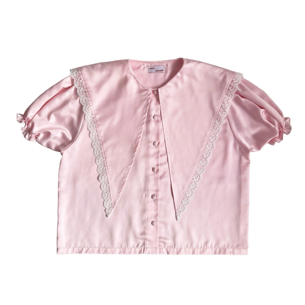 Wildflowers Pink Short Sleeve Shirt - Dear Soesan