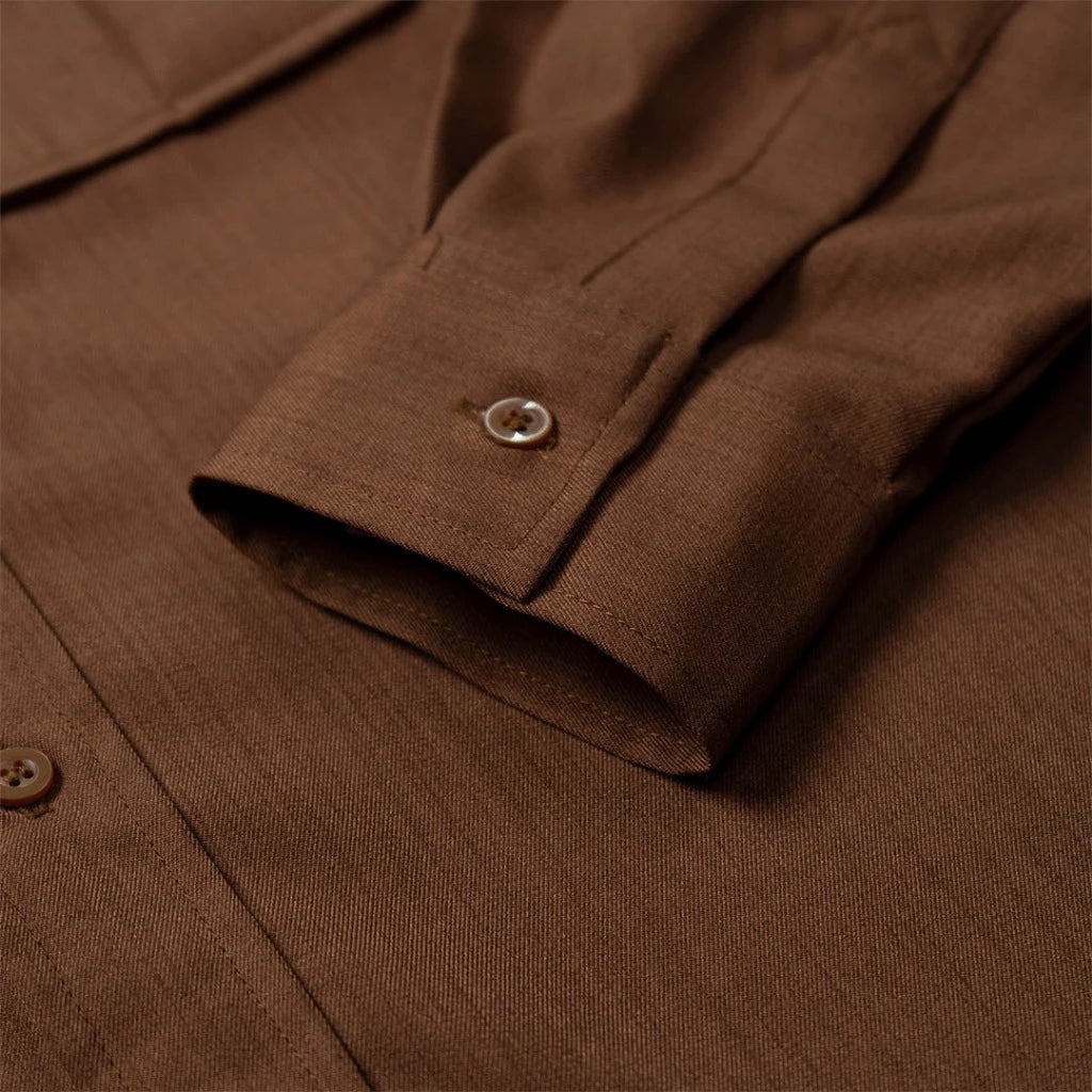 Sakuya Longsleeve Shirt Brown - SVH Official