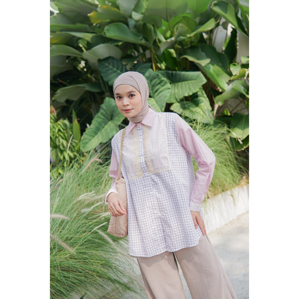 Camani Shirt Pink Square - Abame