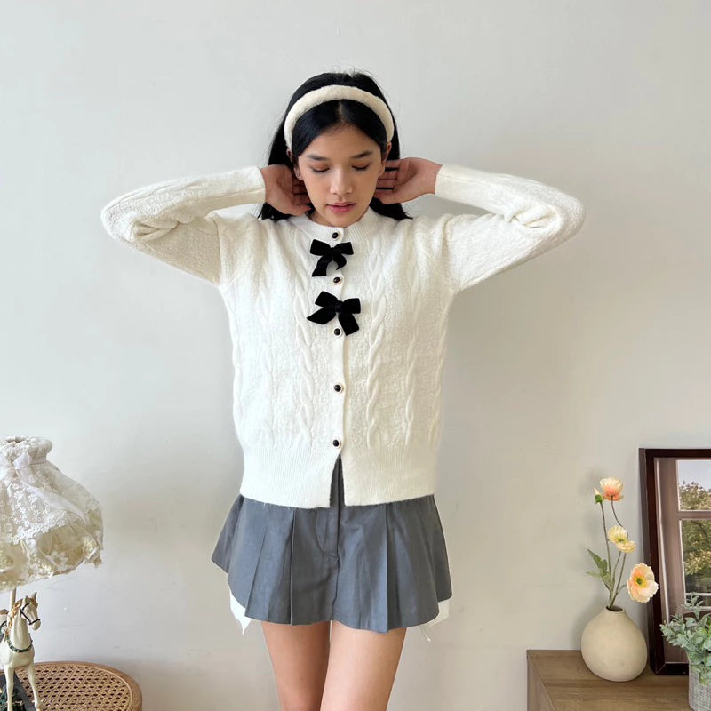 Blair Bow Cardigan - Bling It On