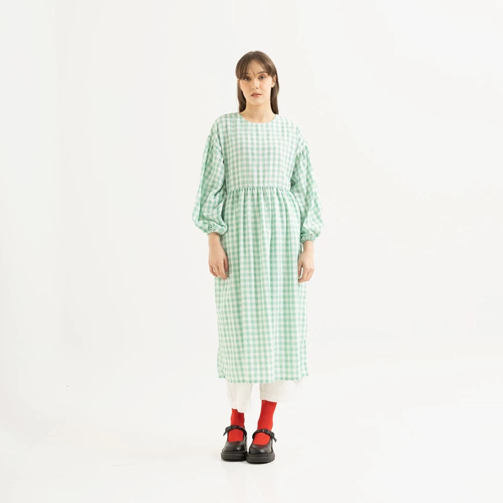 Tango Gingham Dress - Tuff Puff