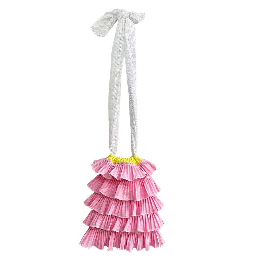 ​Fairy Frill String Bag Pink - Mannequin Plastic