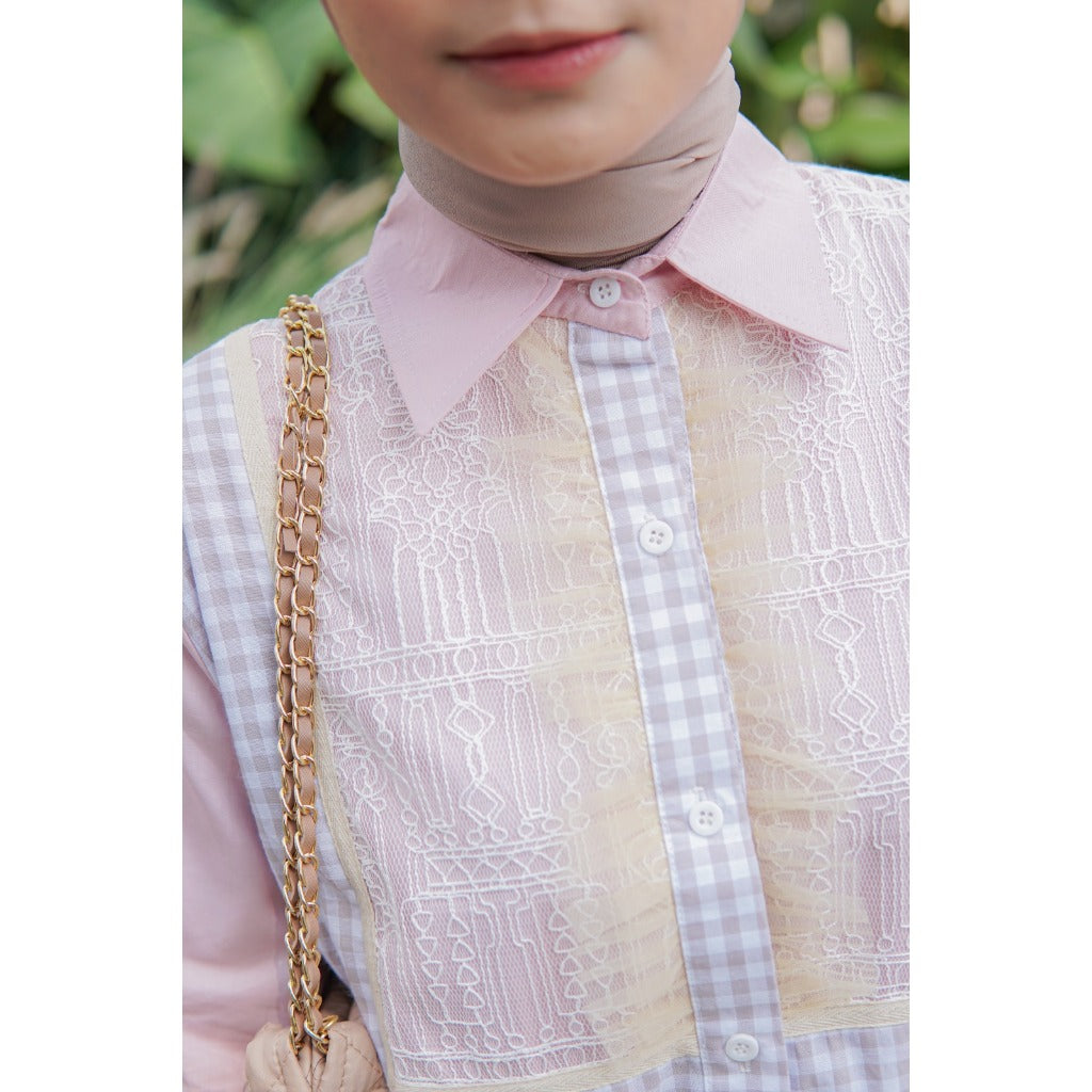 Camani Shirt Pink Square - Abame