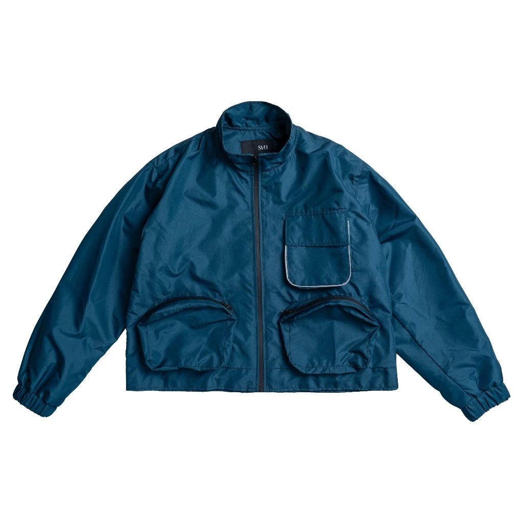 Ryo Nylon Jacket Blue - SVH Official