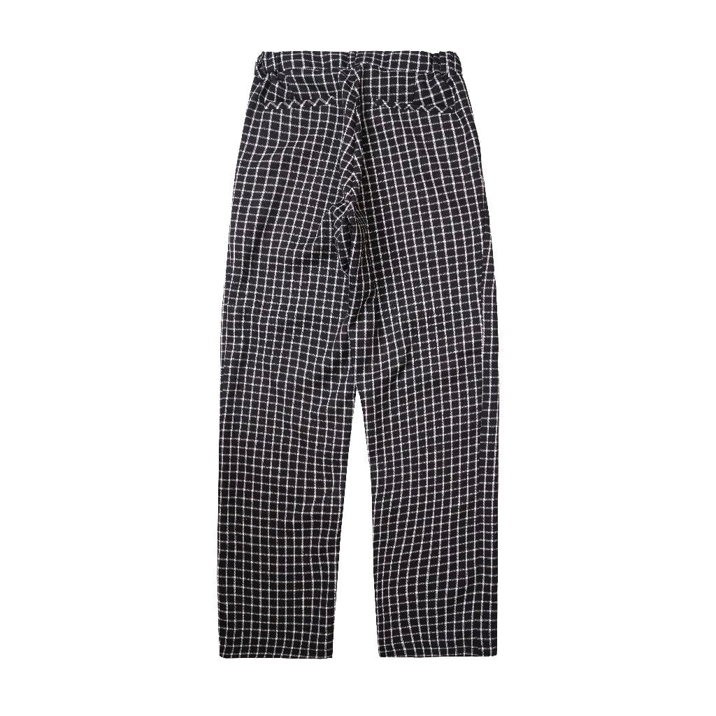 Yujin Tartan Black Trouser Pants - SVH Official