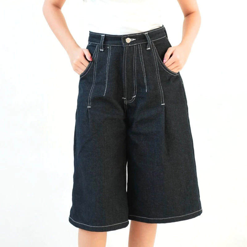 Jovi Denim Jorts Pants - The Auctus