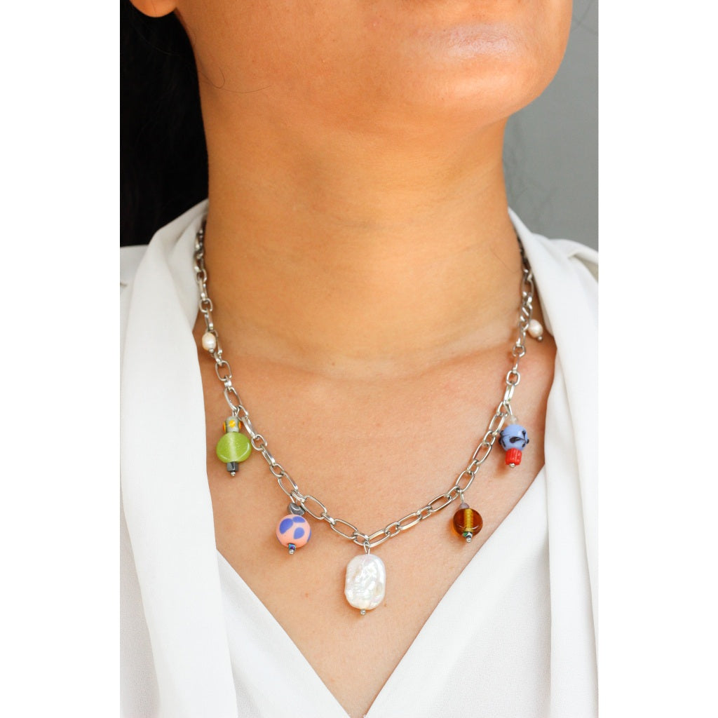 Aghata Chain Necklace - Segi Jewelry