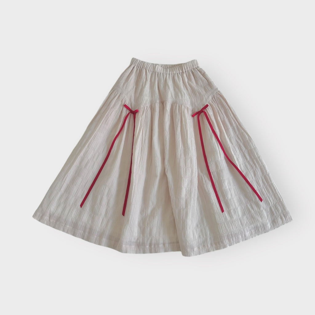 Ribbon Crinkle Flare Skirt - Argyle & Oxford