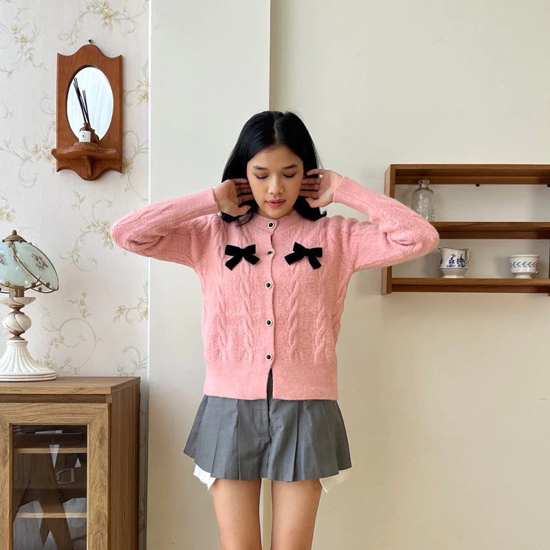 Blair Bow Cardigan - Bling It On