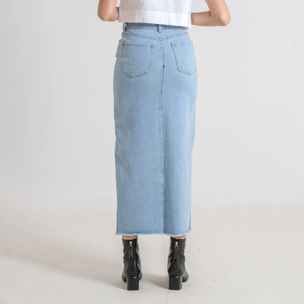 Eve Denim Maxi - Ambra La Moda