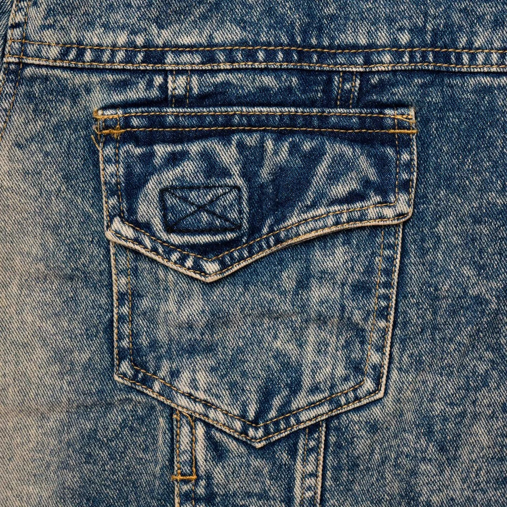 Balcony Trucker Jacket Denim Wash - SVH Official