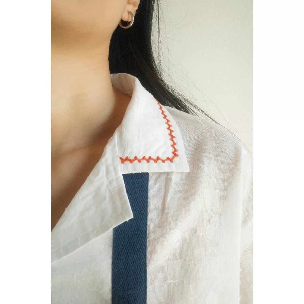 Gross Grain Shirt Off White - Soo Soo