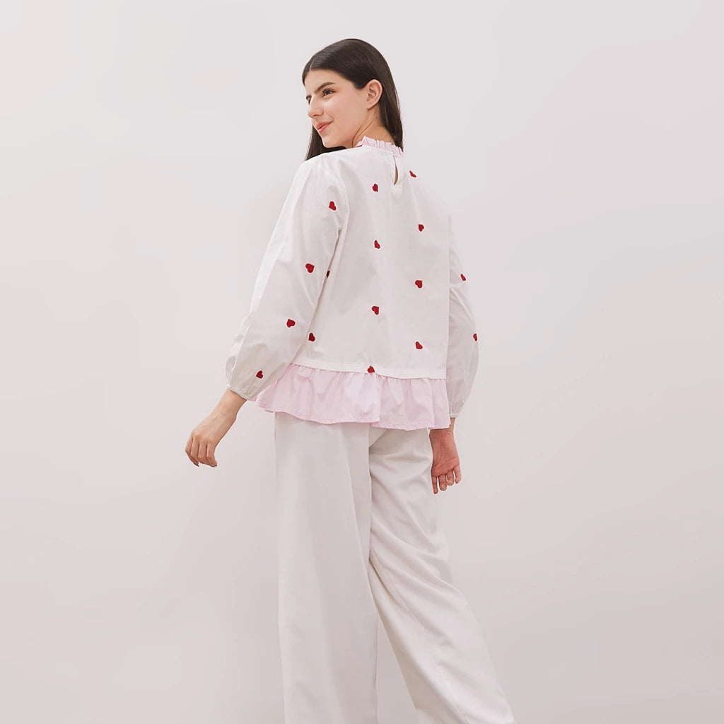 Kyna Love Top Pink Long Sleeve - Curato Market