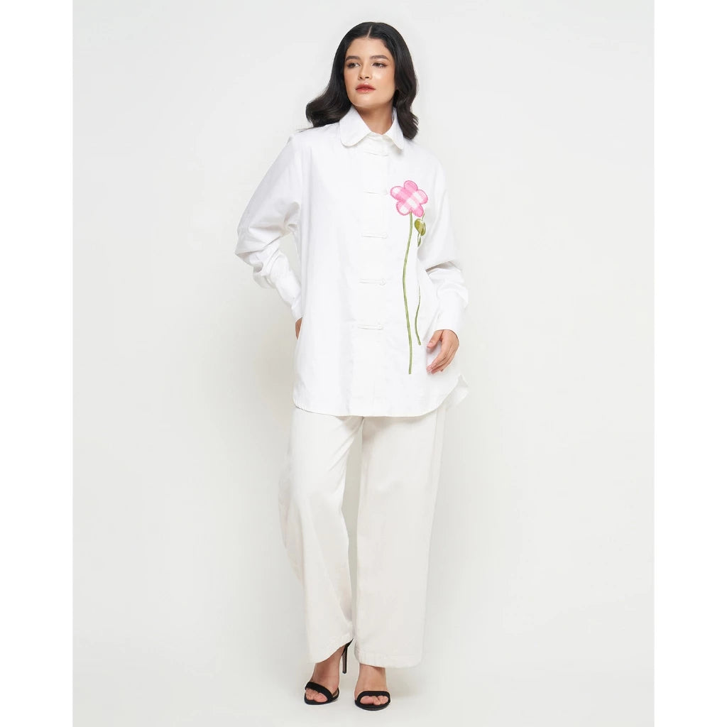 Briony Shirt White - Alexalexa
