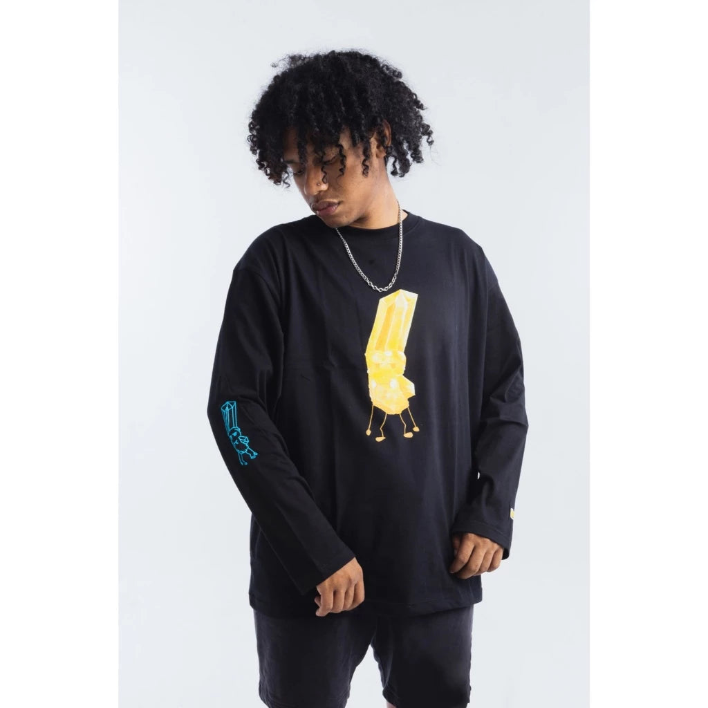 Meet Shardy Adult Long Sleeve T-Shirt - Shimmu And Friends