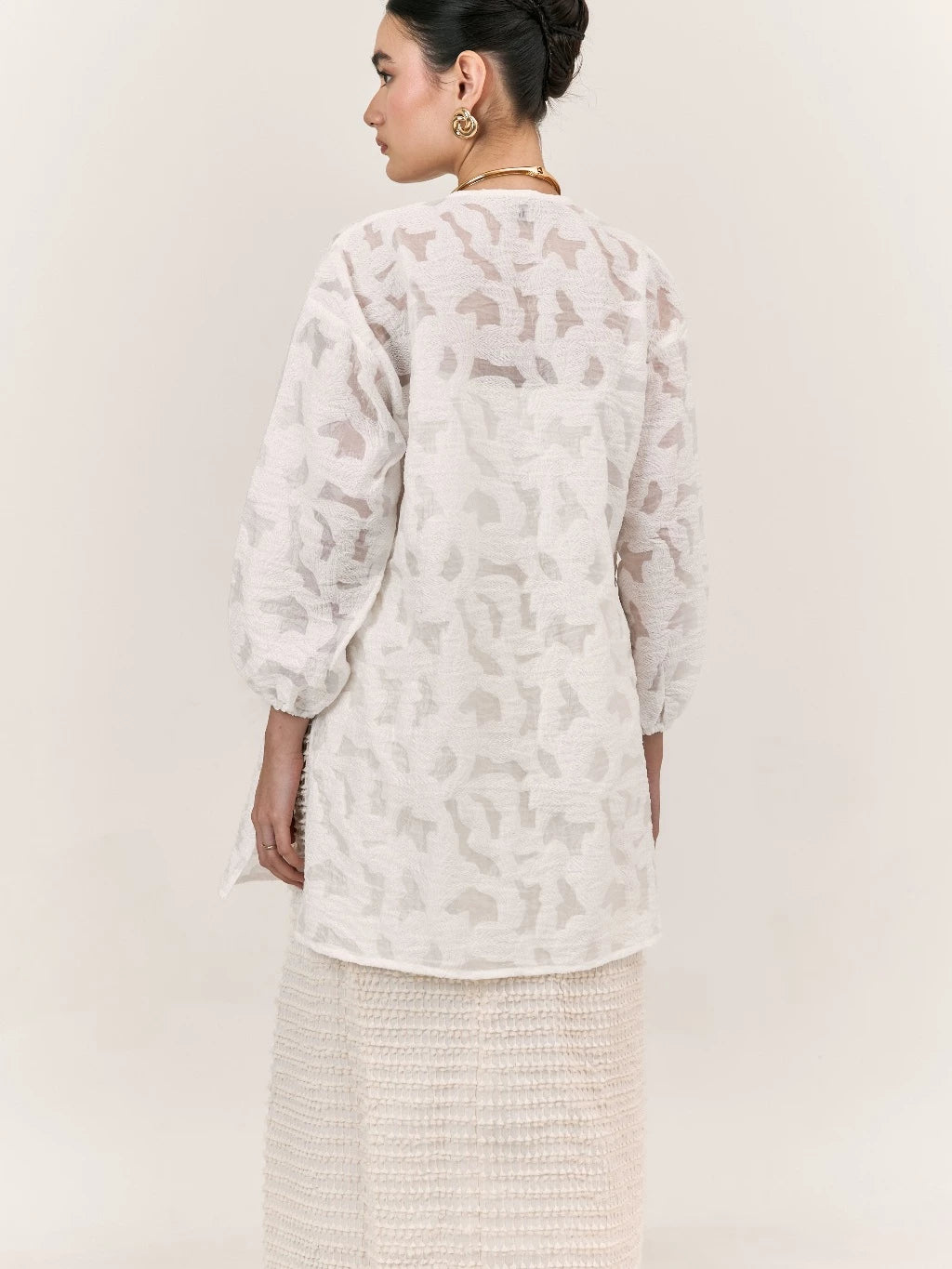 Clara Tunic Broken White - Mine
