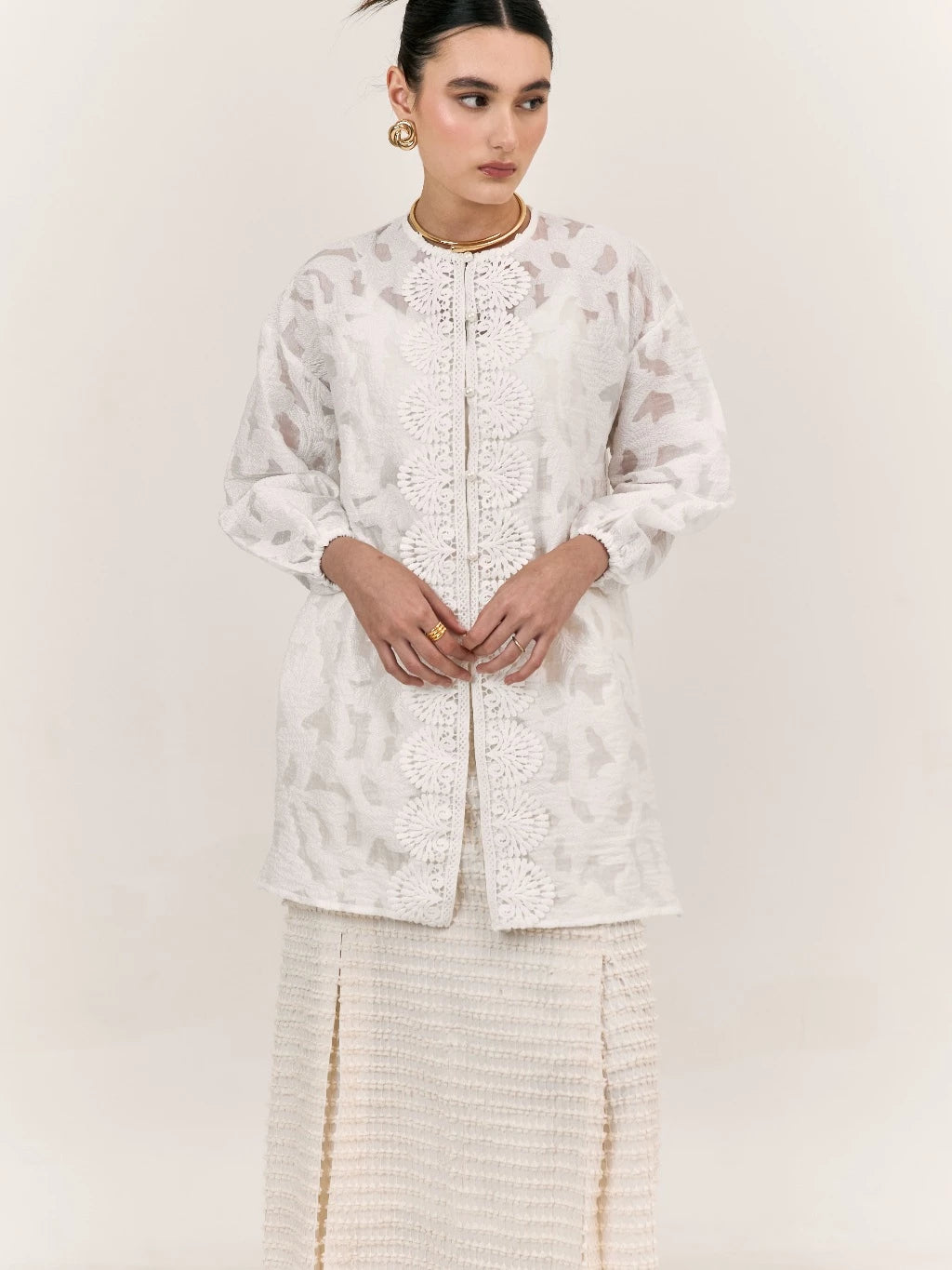 Clara Tunic Broken White - Mine