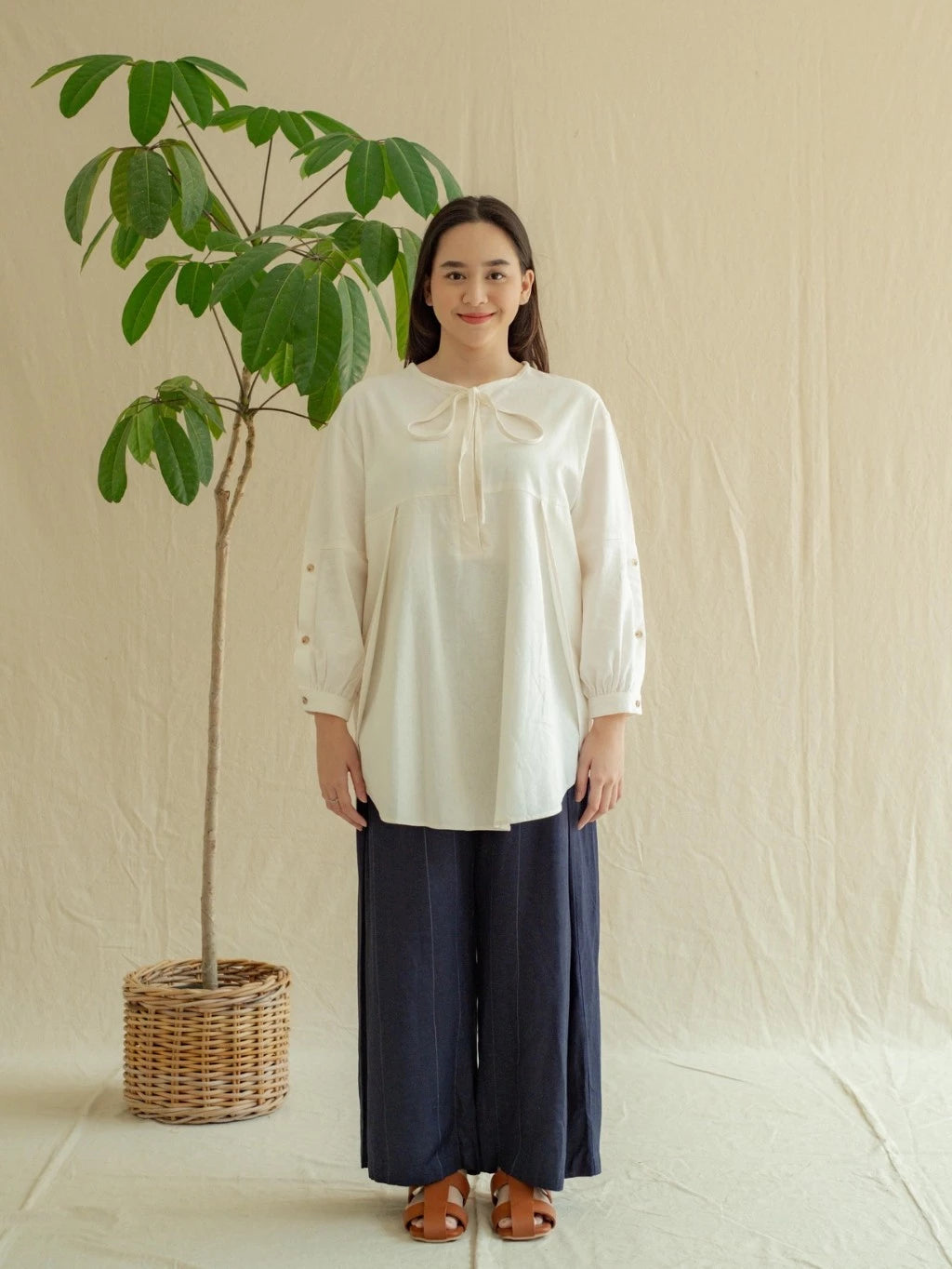 Kemeja Pasih Putih - Labuan Linen Wear