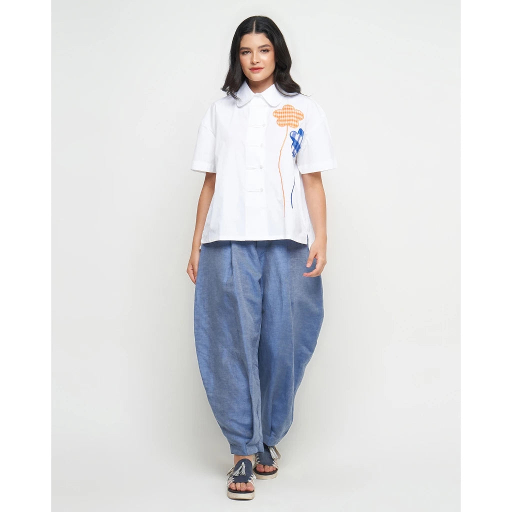 Briony Shirt White - Alexalexa