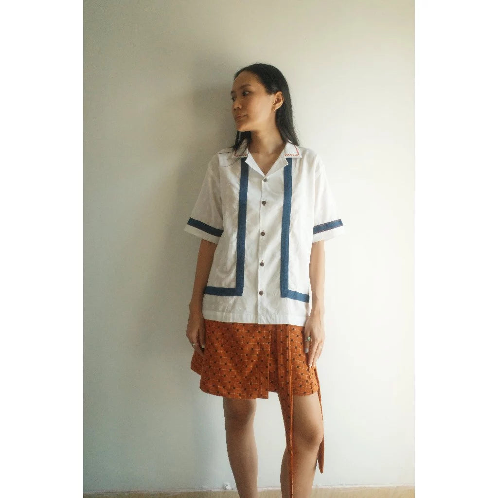 Gross Grain Shirt Off White - Soo Soo