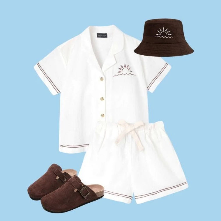 HGL Bambini - Ete Summer Set Ivory - Little Saints
