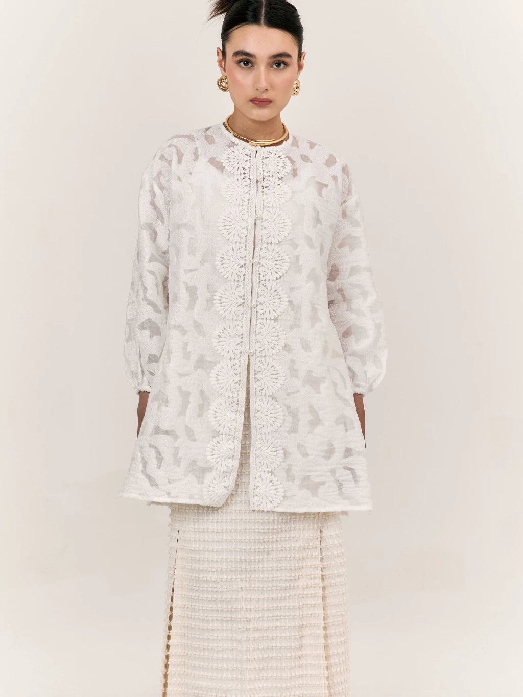 Clara Tunic Broken White - Mine