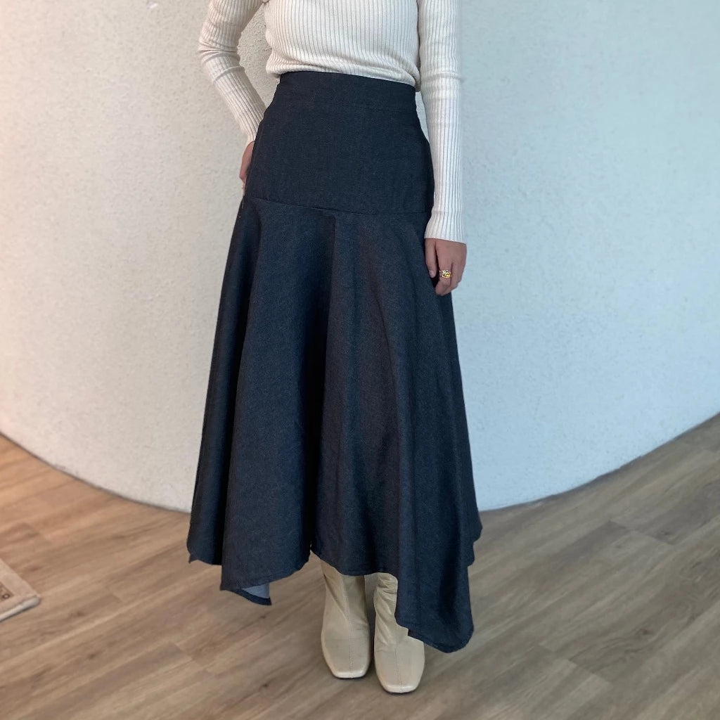 Liora Asymmetrical Flare Skirt - Bling It On