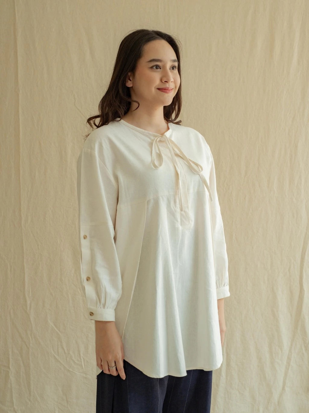 Kemeja Pasih Putih - Labuan Linen Wear