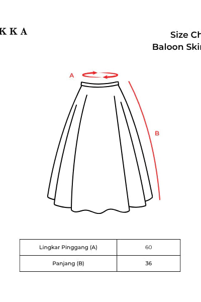 Baloon Skirt Short White - Pukka