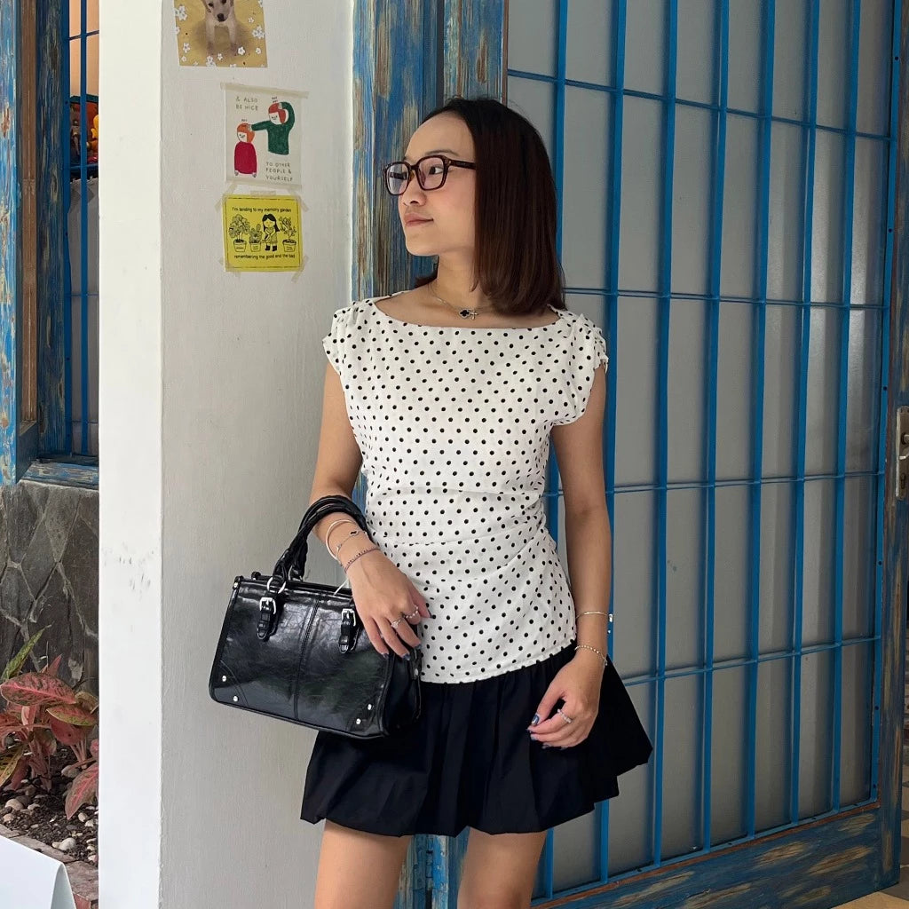 Chloe Polka Top - Bling It On